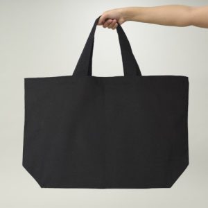 BOLSA DE ALGODÓN NEGRO 40X58X15 CM