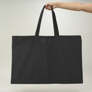 BOLSA DE ALGODÓN NEGRO 40X60 CM
