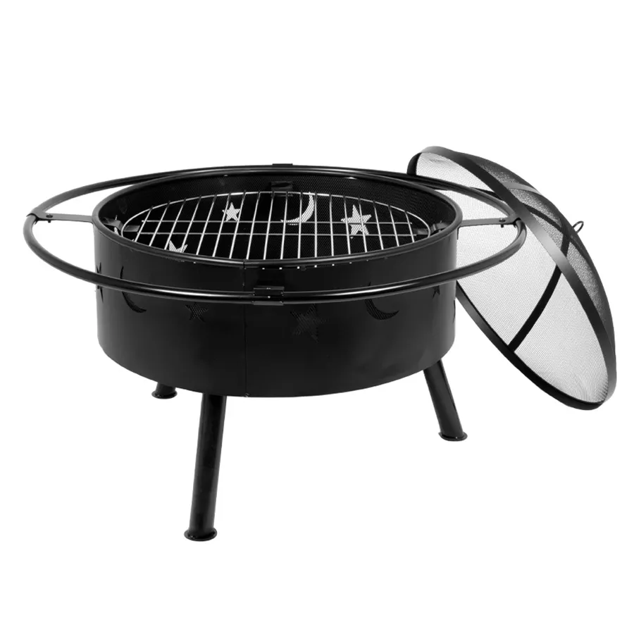 Brasero parrilla "Centauro" a carbón/leña para exteriores. - Imagen 2