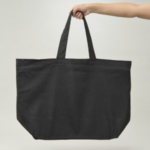 BOLSA DE ALGODÓN NEGRA 40X58X20 CM